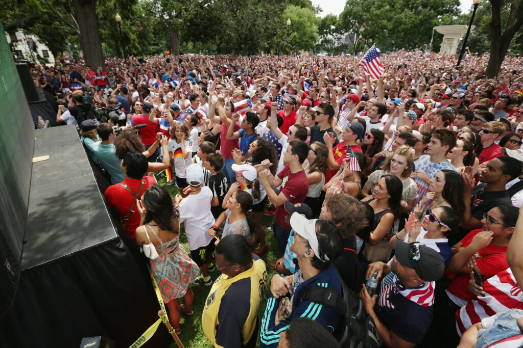 FIFA World Cup watch parties near Liberty Harbor